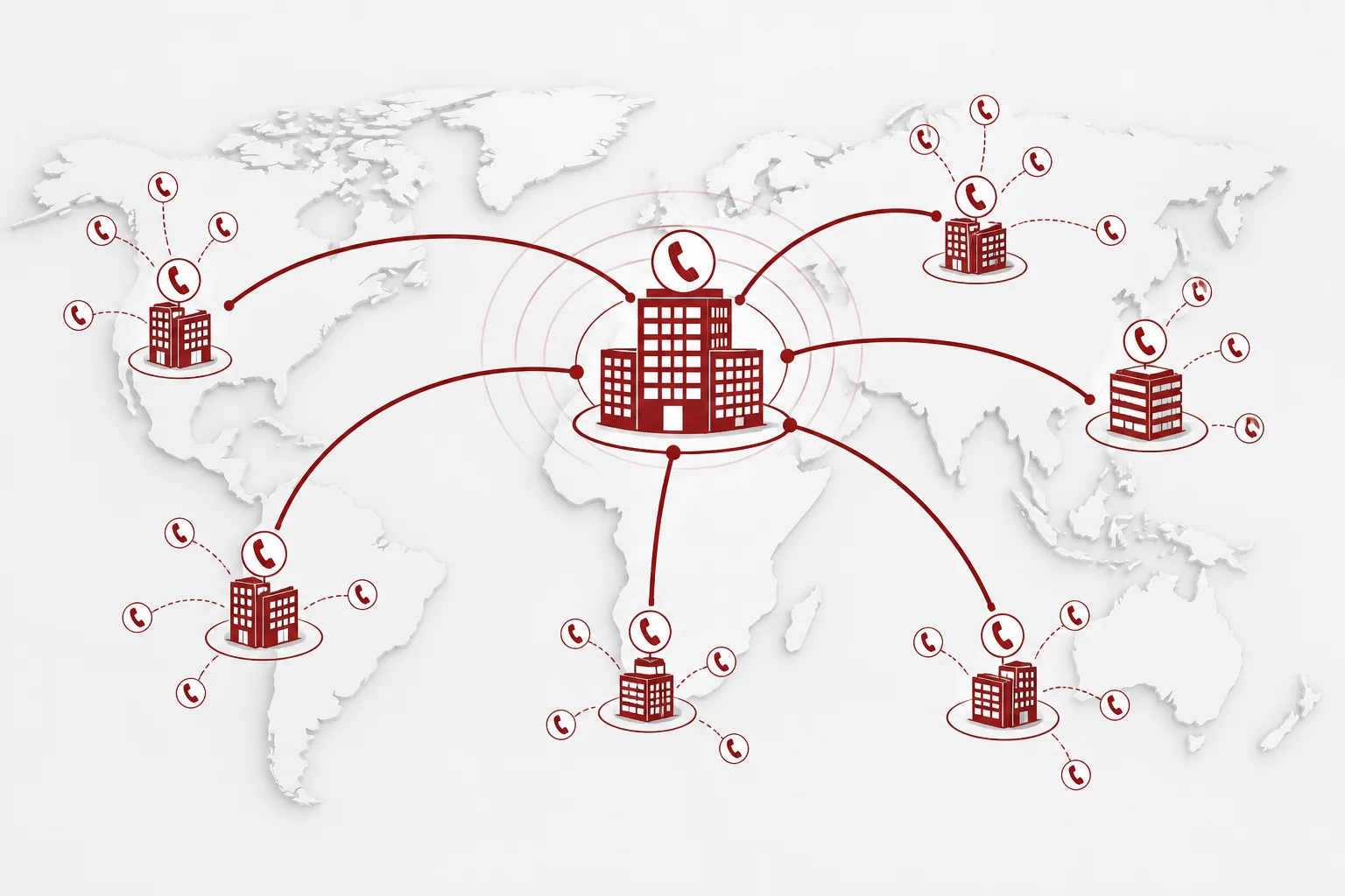 Multi-office voice interconnect